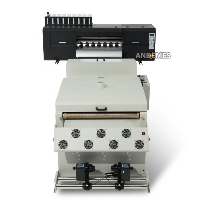 2400dpi 4 Head I3200 Digital DTF Printer with Conveyer Belt Shaker and ...
