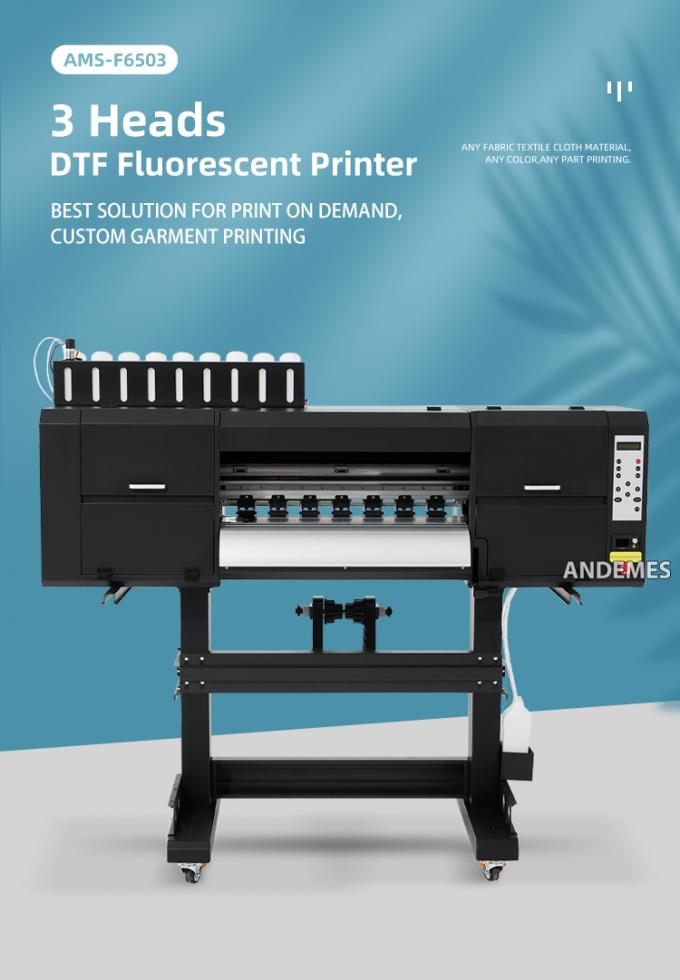 2400dpi 4 Head I3200 Digital DTF Printer with Conveyer Belt Shaker and ...