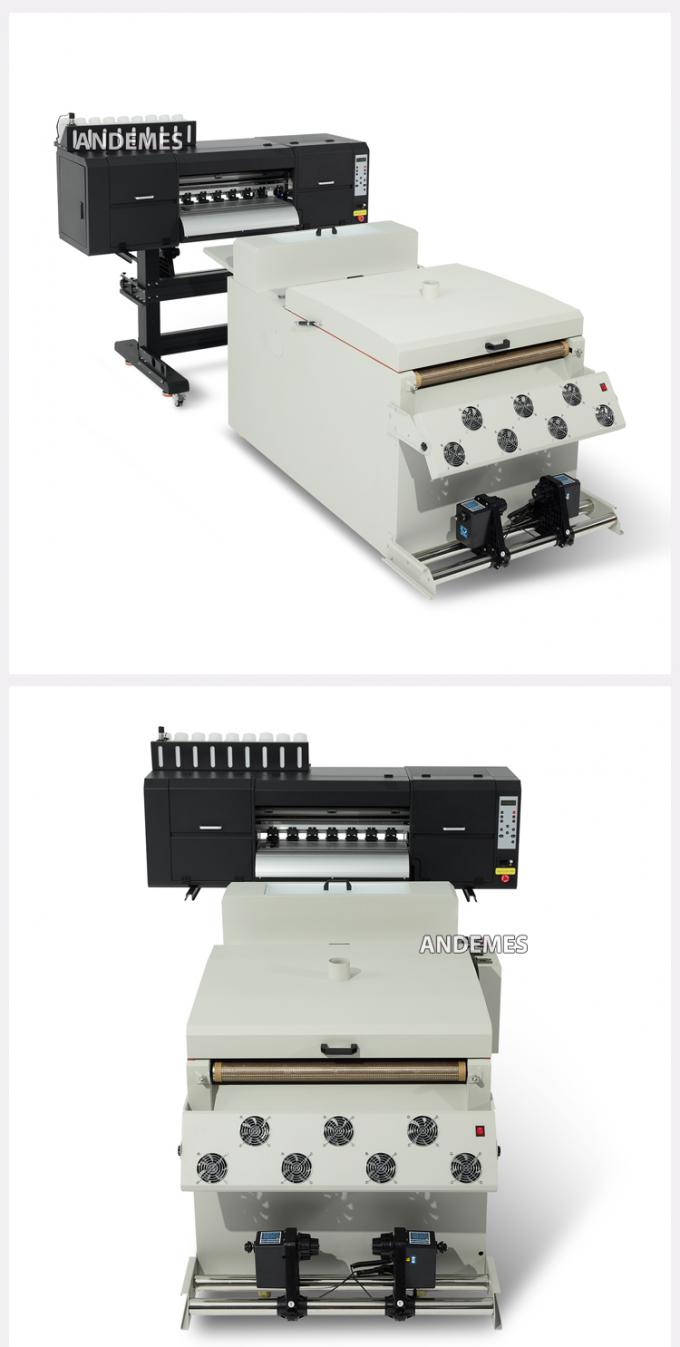 2400dpi 4 Head I3200 Digital DTF Printer with Conveyer Belt Shaker and ...