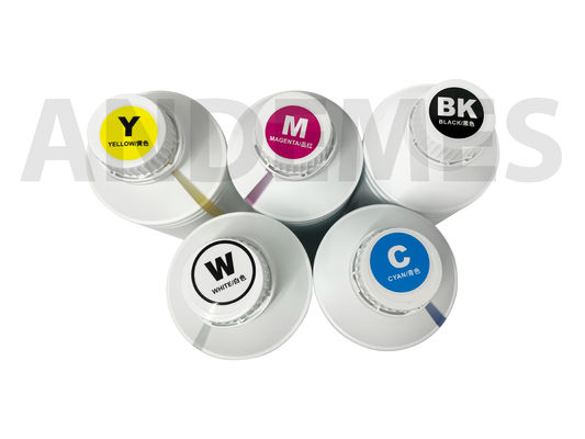 DTF Ink Printing 1000ml Bottle Bright Color For Water Based Pigment Ink On Textile