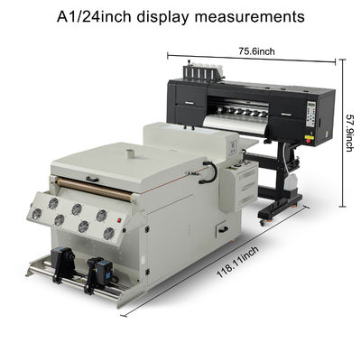 A1 DTF Printer With Speed Textile Ink For Garment Printing 9 Color Jeans Printing