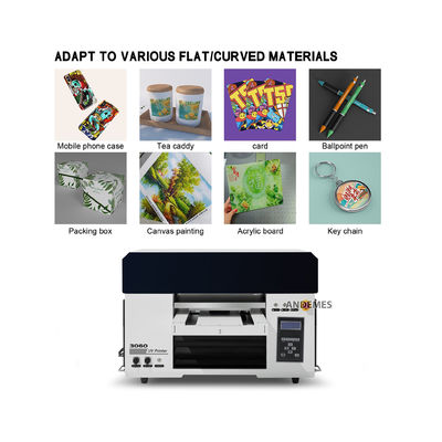 Uv A3 Flatbed Printer 3060 For Multi Color Printing