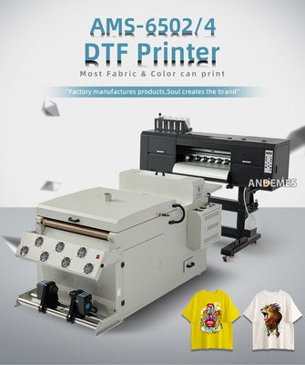A1 60CM DTF Inkjet Printer with 4 Heads I3200 Print Head Conveyor Powder Shaker and Oven