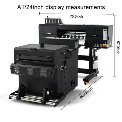Customization 24 Inch DTF Printer with Dual I3200 Heads and Powder Shaking Machines