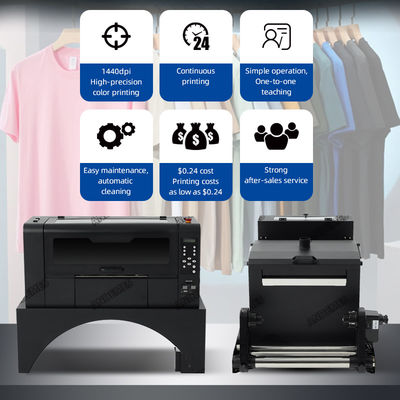 140 KG Multi Color A2 XP600 DTF Printer for Heat Transfer T-shirts Printing Pet Film