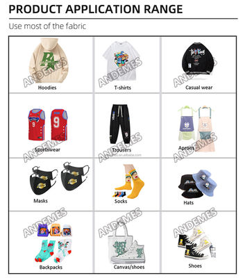 Custom Print Tshirt DTF Printing Machine with Dual XP600 Head 33cm and Hoson Motherboard