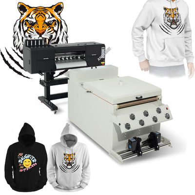 Inkjet Printer 60cm DTF T-Shirt Printer with Dual I3200 Heads and Powder Shaking Machines