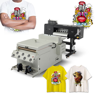 Inkjet Printer 60cm DTF T-Shirt Printer with Dual I3200 Heads and Powder Shaking Machines