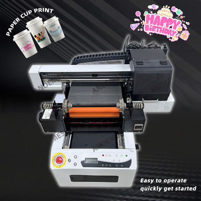 Resolution CMYKWV UV Ink Printer With Epson XP600*2 Print Heads And Maintop Software
