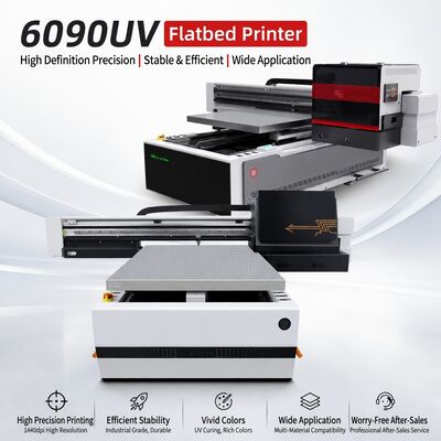 6090 UV Flatbed Printer Multi Material High Precision Instant Output
