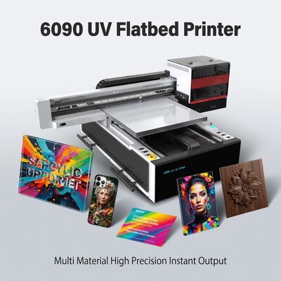 6090 UV Flatbed Printer Multi Material High Precision Instant Output