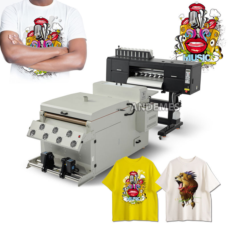 Multicolor DTF Printer 60cm 3 Head 4Head I3200 with 9 Color Fluorescent T-Shirt Printer