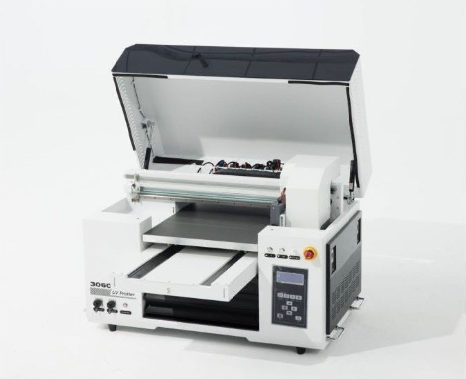 Andemes UV XP600 3D Inkjet Printer with Roll to Roll Printing and Varnish Coating