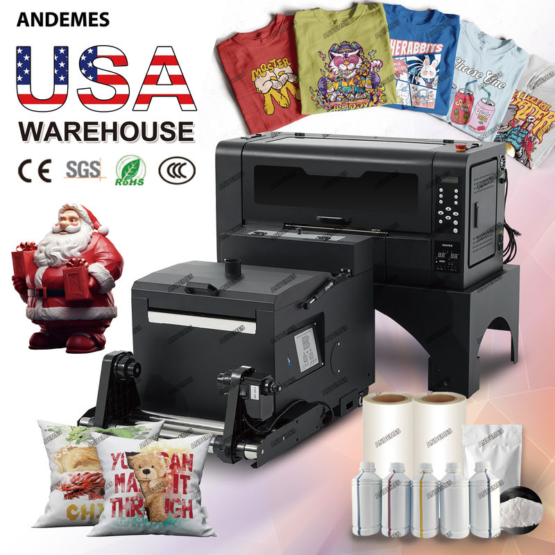 A2 Double Head XP600 DTF Printer for Multi Color PET Film Roll to Roll Printing 42cm