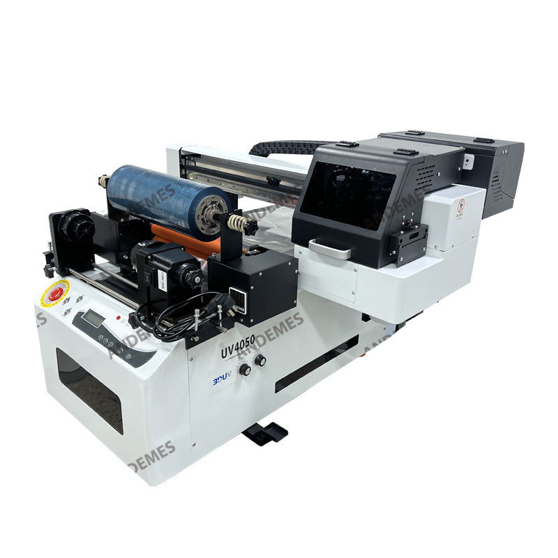 CMYKWWWW Ink Roll-to-Roll 4050 UV Printer for Phone Case Sticker Printing Solution