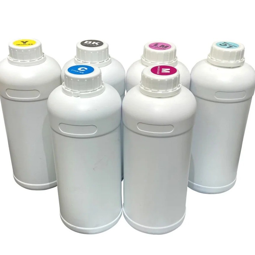 Liquid White Layout Ink Water Based Ink 1000ML Bulk Waterproof CMYK White Printing Eco-friendly ...