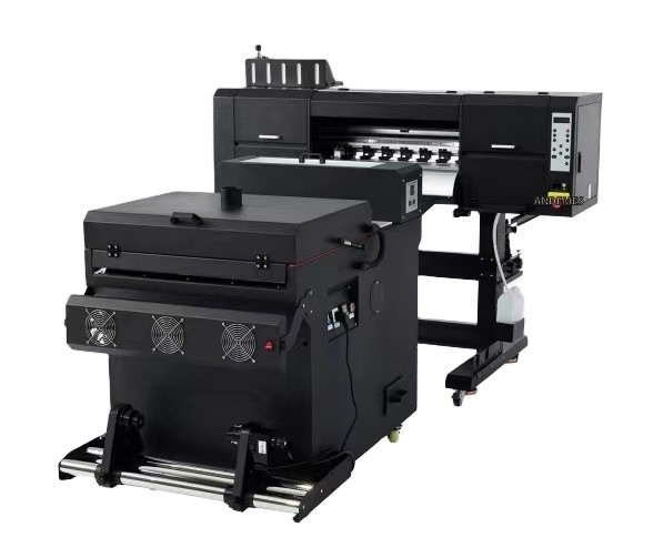 220V/110V Dual Head XP600 I3200 DTF Printer Set with Powder Shaker ...
