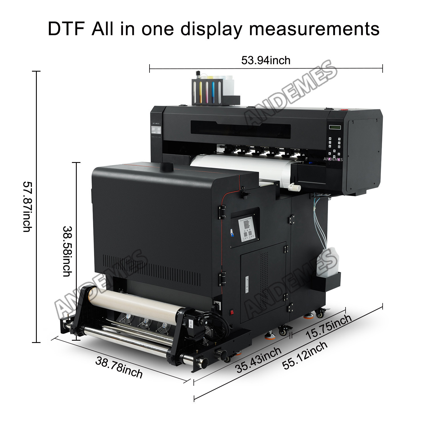 A1 DTF Printer 60cm 24 Inch 2Pcs I3200 XP600 Printheads With Powder ...