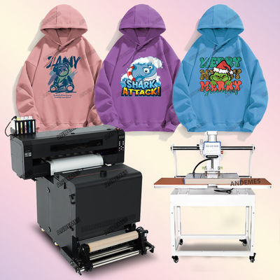 2024 DTF Printer 2 Heads i3200 A1 Size CMYKW Ink and Powder Shaker CE/UKCA/ROHS Certified